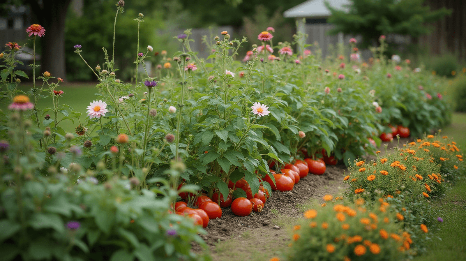 The Art of Weaving Flowers and Veggies Together